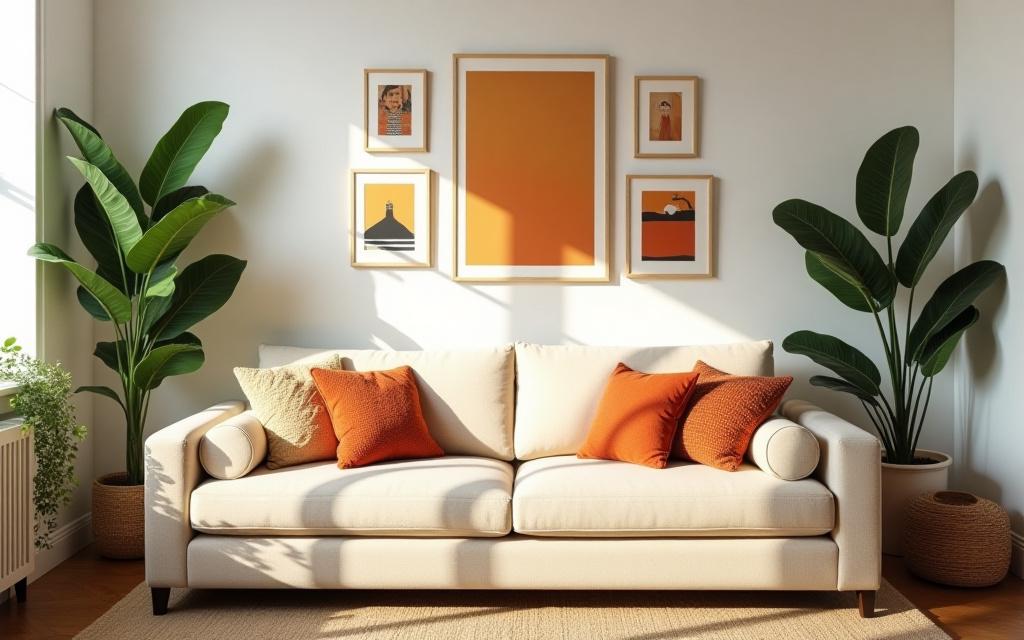 Cozy Brooklyn living room after budget makeover