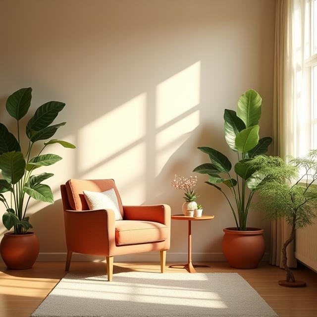 Secure and peaceful home interior