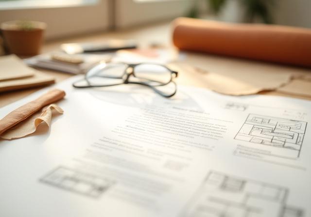 Legal documentation and interior design contracts